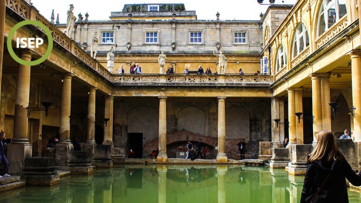 ISEP student studies in Bath England