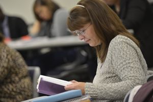 extended learning woman studying