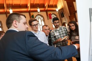 Student Presents at High Impact Practices Fair