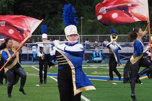 Marching Band Students