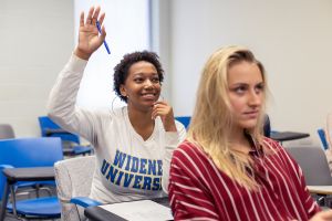 Students engaging in class