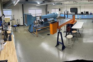 Fluid mechanics lab at Widener University