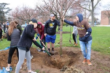 Sustainability Students Community Tree Planting