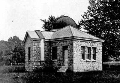 A photo of the Hyatt Observatory circa 1890's