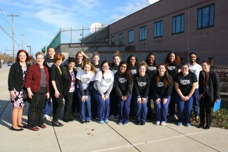 Students in the Inside Out Prison Program