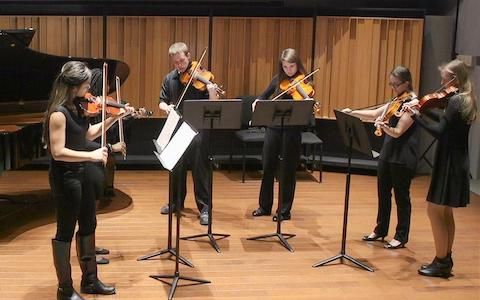 Recital Hall student musicians