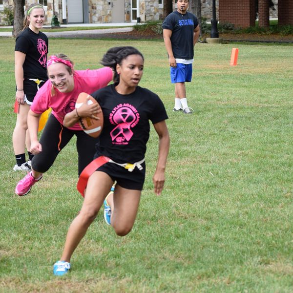 Girls powderpuff football
