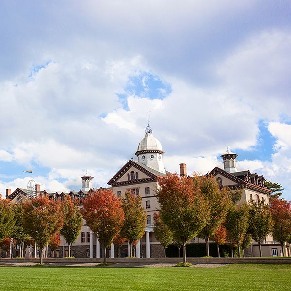 Old Main in the fall