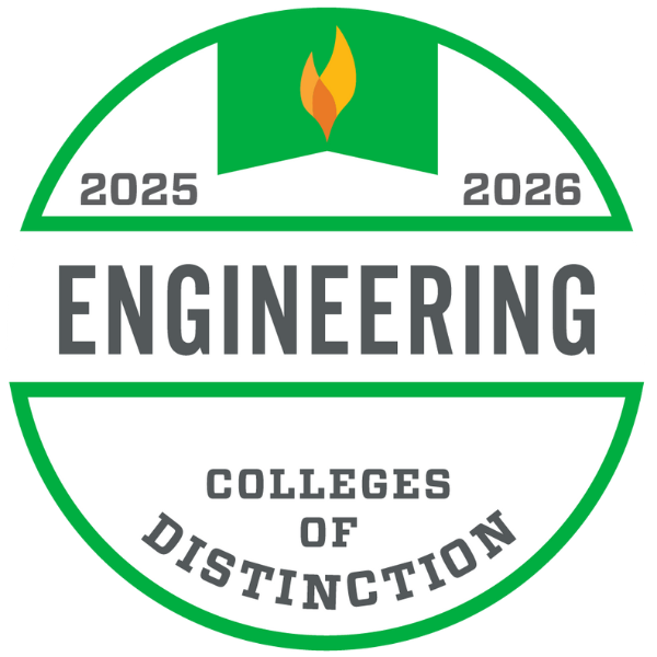 Colleges of Distinction Engineering 2025-2026 Logo