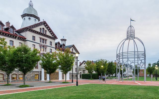 Old Main Bown Garden Dusk